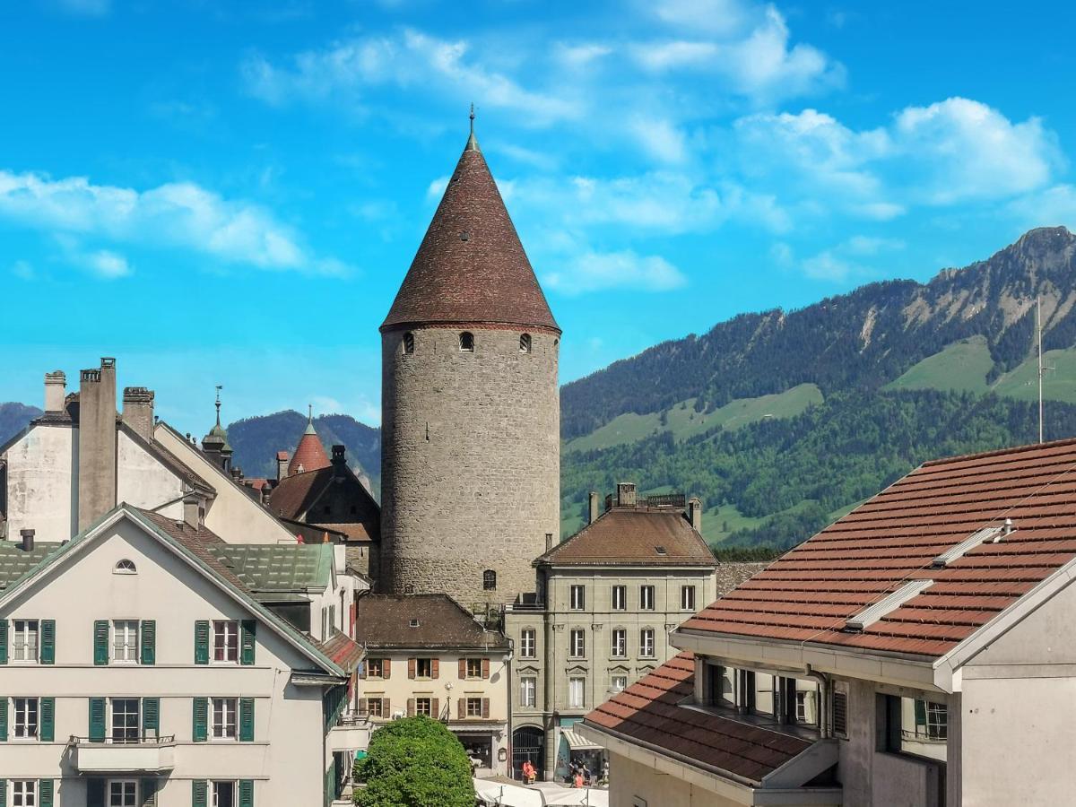 Hotel Des Alpes Bulle Center Exteriér fotografie